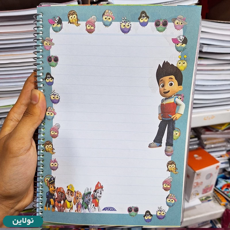 قیمت و خرید دفتر مشق تک خط حاشیه دار 100 برگ سیمی طرح حیوانات خانگی قهرمان محصل | نولاین