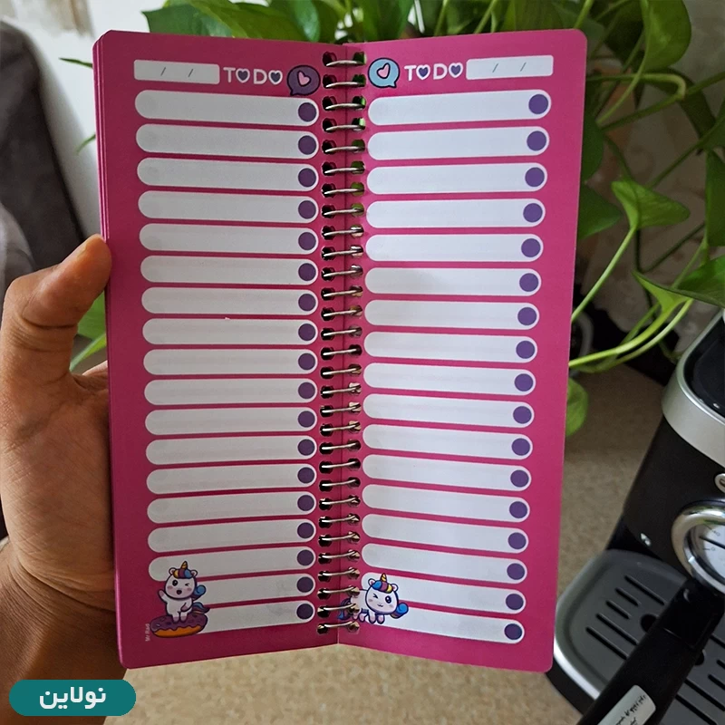 قیمت و خرید دفتر تودولیست طرح یونیکورن (تک شاخ) مستر راد کد 1577 | نولاین