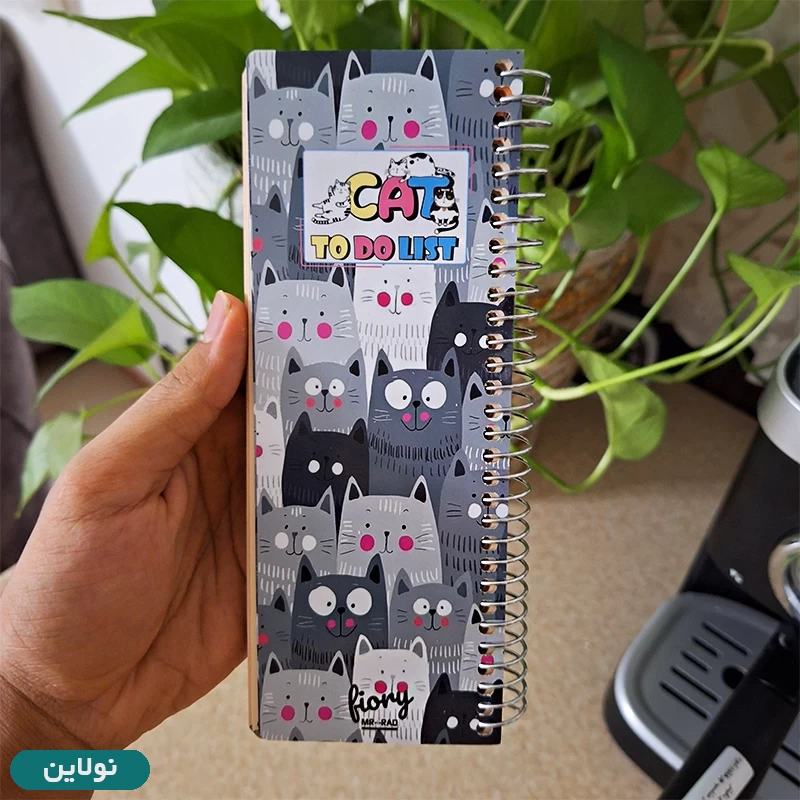 قیمت و خرید دفتر تودولیست طرح گربه مستر راد کد 1799 | نولاین