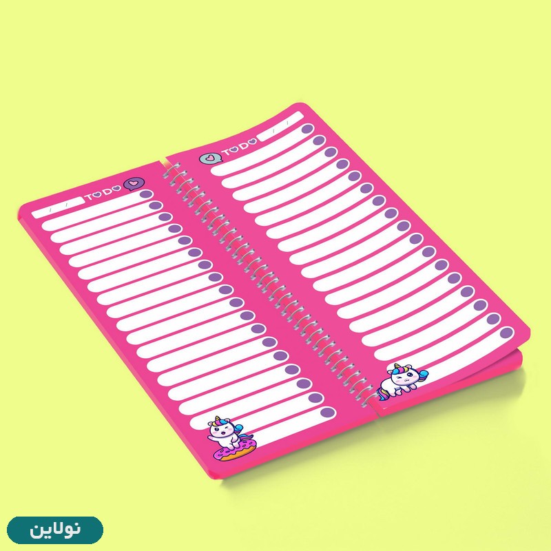 قیمت و خرید دفتر تودولیست طرح یونیکورن (تک شاخ) مستر راد کد 1577 | نولاین