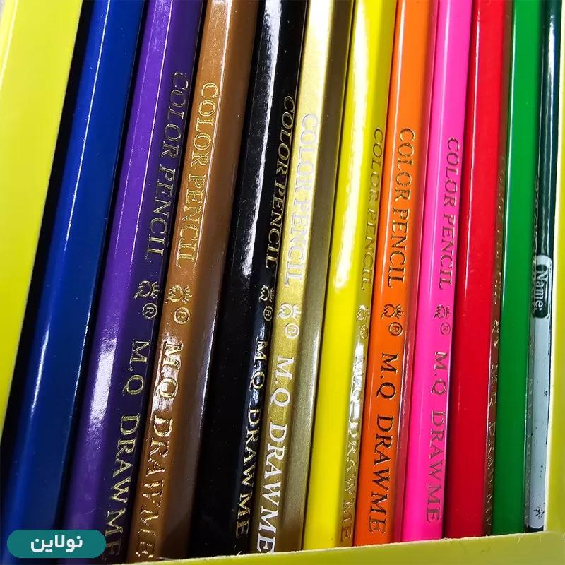 قیمت و خرید مداد رنگی 12 رنگ ام کیو mq جعبه مقوایی | نولاین