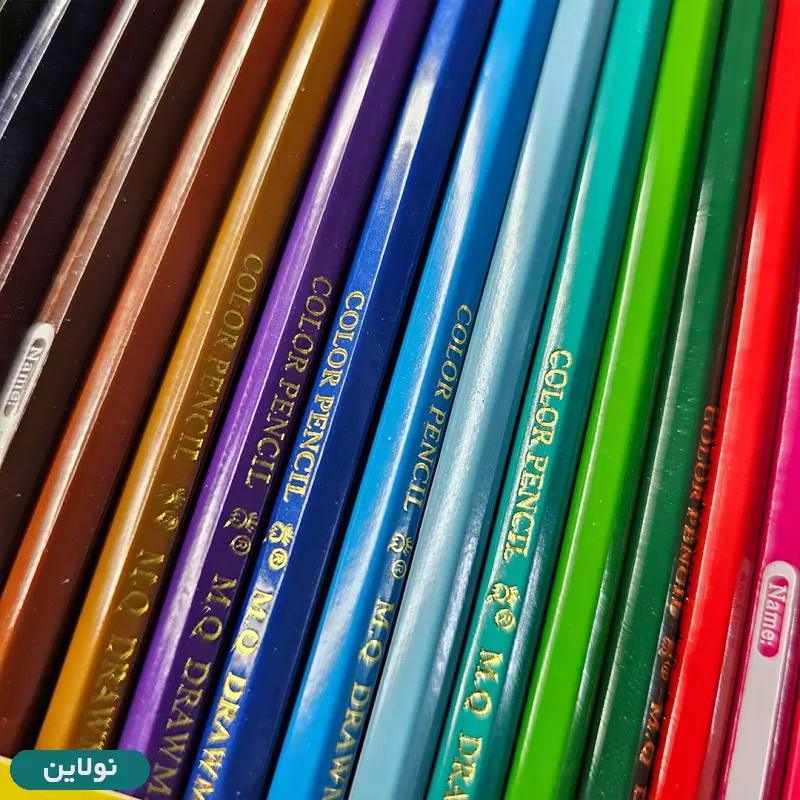 قیمت و خرید مداد رنگی 24 رنگ ام کیو mq جعبه مقوایی | نولاین