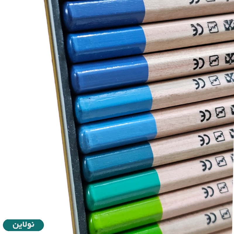 قیمت و خرید مداد رنگی 36 رنگ آریا جعبه فلزی + 3 رنگ کد 3023 | نولاین