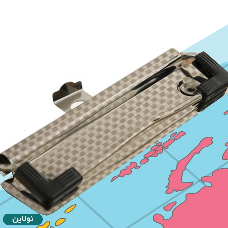 قیمت و خرید تخته شاسی A4 چوبی طرح نقشه جهان مستر راد کد 2417 | نولاین