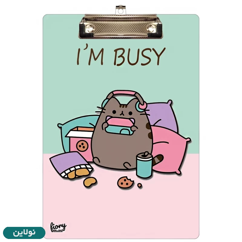 قیمت و خرید تخته شاسی A4 چوبی طرح گربه کیوت مستر راد کد 2386 | نولاین