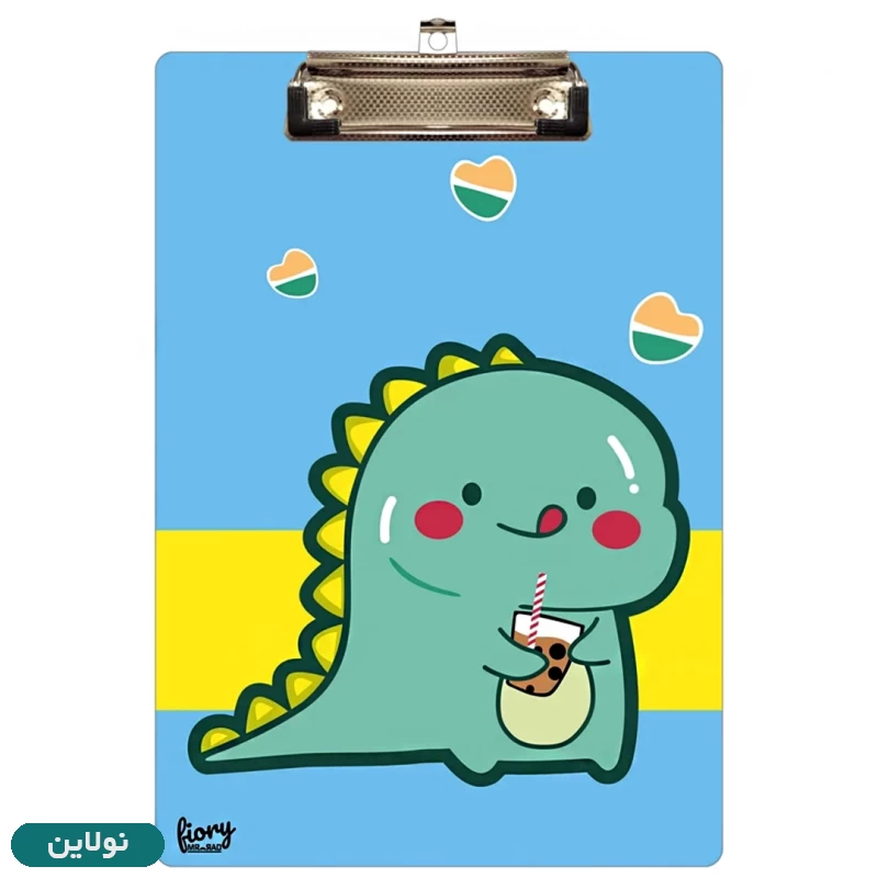 قیمت و خرید تخته شاسی A4 چوبی طرح دایناسور کیوت مستر راد کد 2398 | نولاین