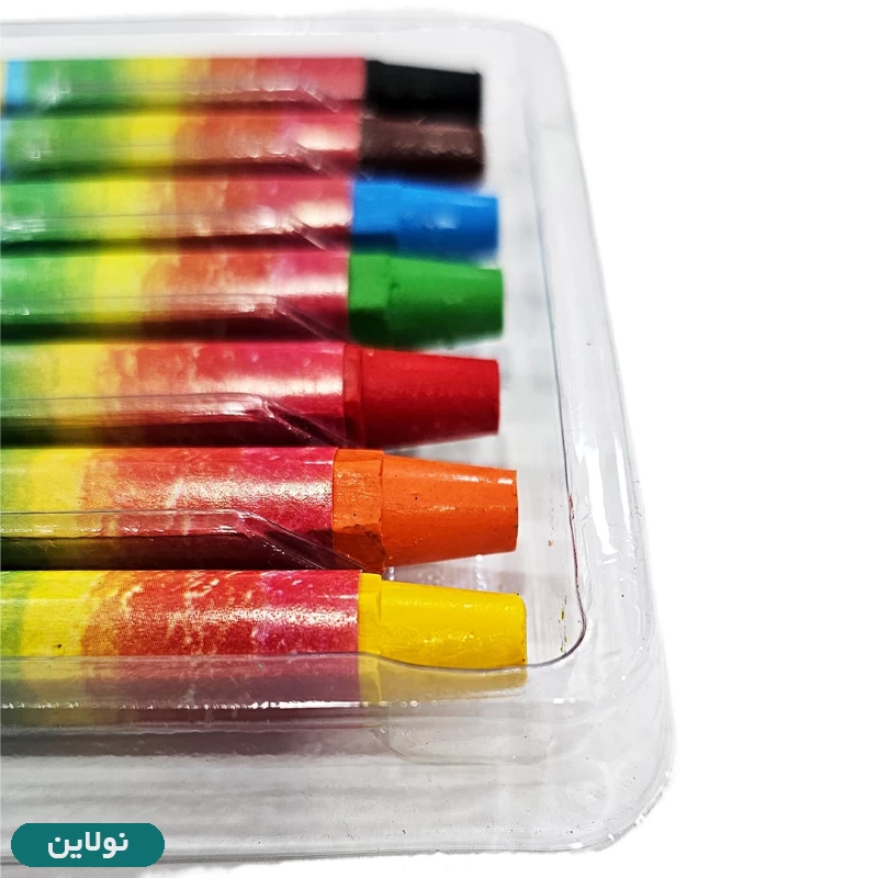 قیمت و خرید پاستل روغنی 1+6 رنگ جعبه مقوایی آریا کد 2024 | نولاین
