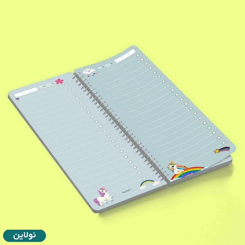 قیمت و خرید دفتر تودولیست طرح اسب تک شاخ مستر راد کد 1576 | نولاین