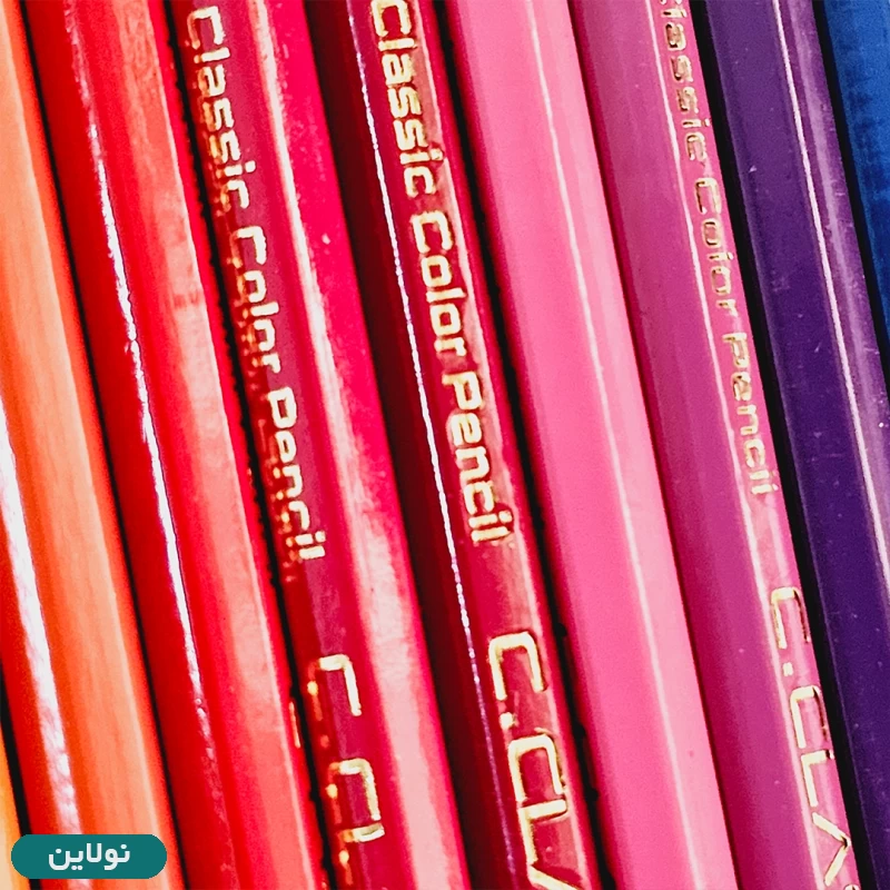 قیمت و خرید مداد رنگی 24 رنگ سی کلاس جعبه مقوایی | نولاین