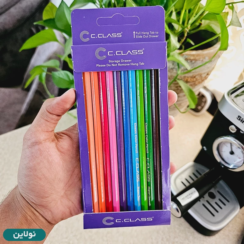 قیمت و خرید مداد رنگی 12 رنگ سی کلاس جعبه مقوایی | نولاین قیمت و خرید مداد رنگی 12 رنگ سی کلاس جعبه مقوایی | نولاین