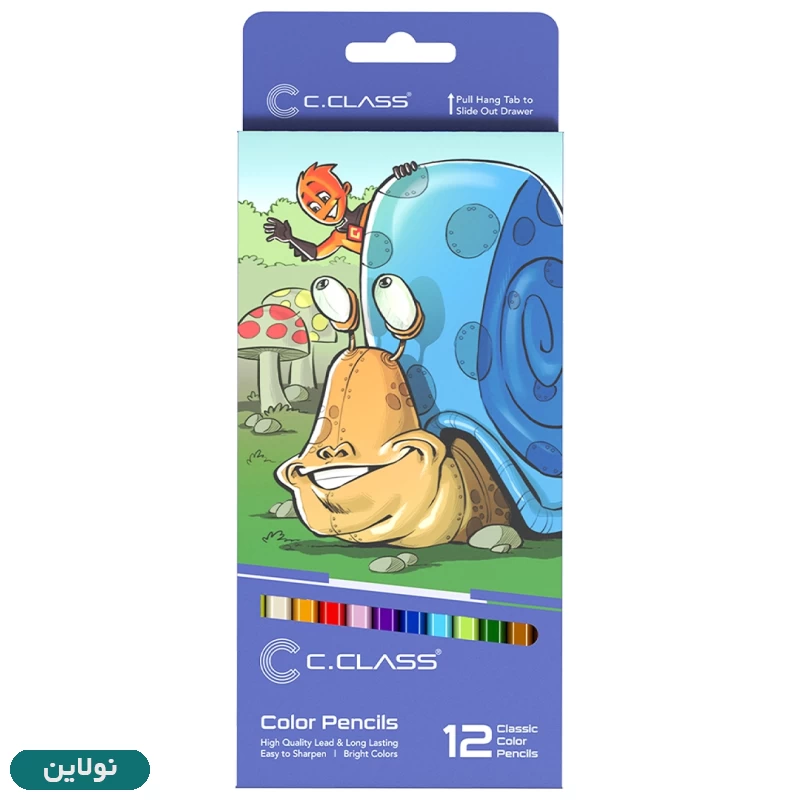قیمت و خرید مداد رنگی 12 رنگ سی کلاس جعبه مقوایی | نولاین قیمت و خرید مداد رنگی 12 رنگ سی کلاس جعبه مقوایی | نولاین