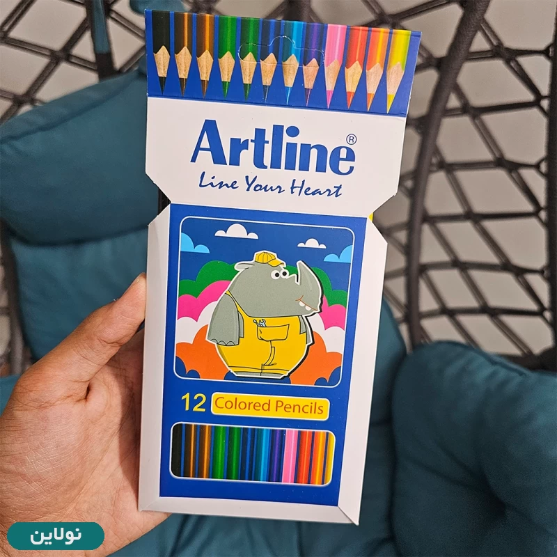 قیمت و خرید مداد رنگی 12 رنگ آرت لاین artline جعبه مقوایی کد ECP12-P/IL | نولاین قیمت و خرید مداد رنگی 12 رنگ آرت لاین artline جعبه مقوایی کد ECP12-P/IL | نولاین