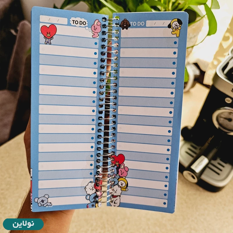 قیمت و خرید دفتر تودولیست طرح بی تی اس bt21 مستر راد کد 1504 | نولاین