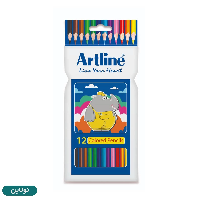 قیمت و خرید مداد رنگی 12 رنگ آرت لاین artline جعبه مقوایی کد ECP12-P/IL | نولاین قیمت و خرید مداد رنگی 12 رنگ آرت لاین artline جعبه مقوایی کد ECP12-P/IL | نولاین