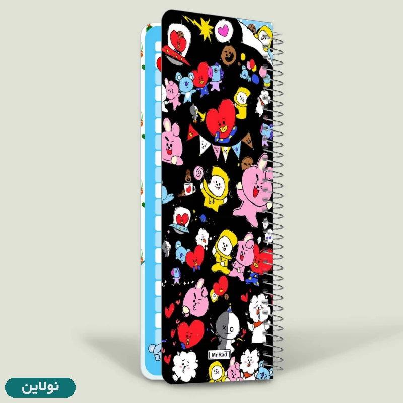 قیمت و خرید دفتر تودولیست طرح بی تی اس bt21 مستر راد کد 1504 | نولاین