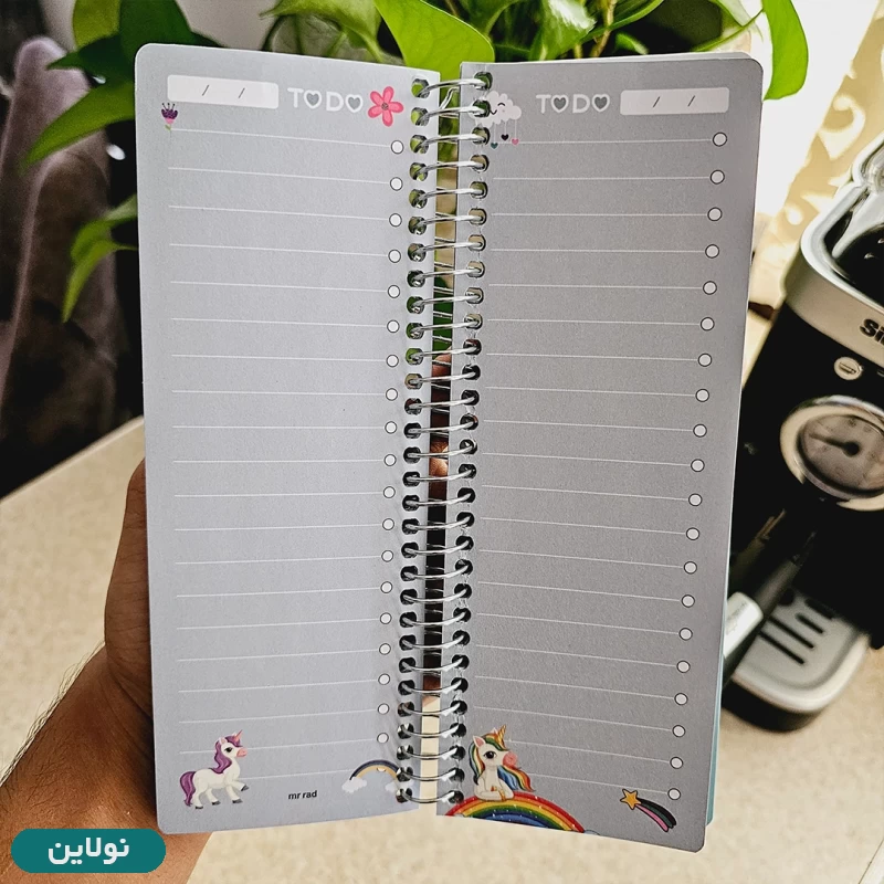 قیمت و خرید دفتر تودولیست طرح یونیکورن (تک شاخ) مستر راد کد 1694 | نولاین