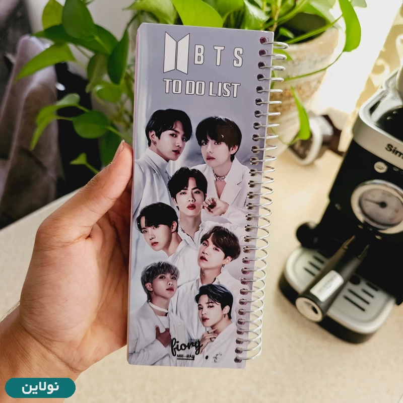 قیمت و خرید دفتر تودولیست طرح بی تی اس bts مستر راد کد 1760 | نولاین