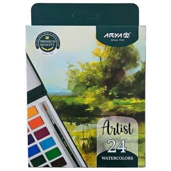 آبرنگ 24 رنگ آرتیست آریا Arya Artist کد 5602 | نولاین