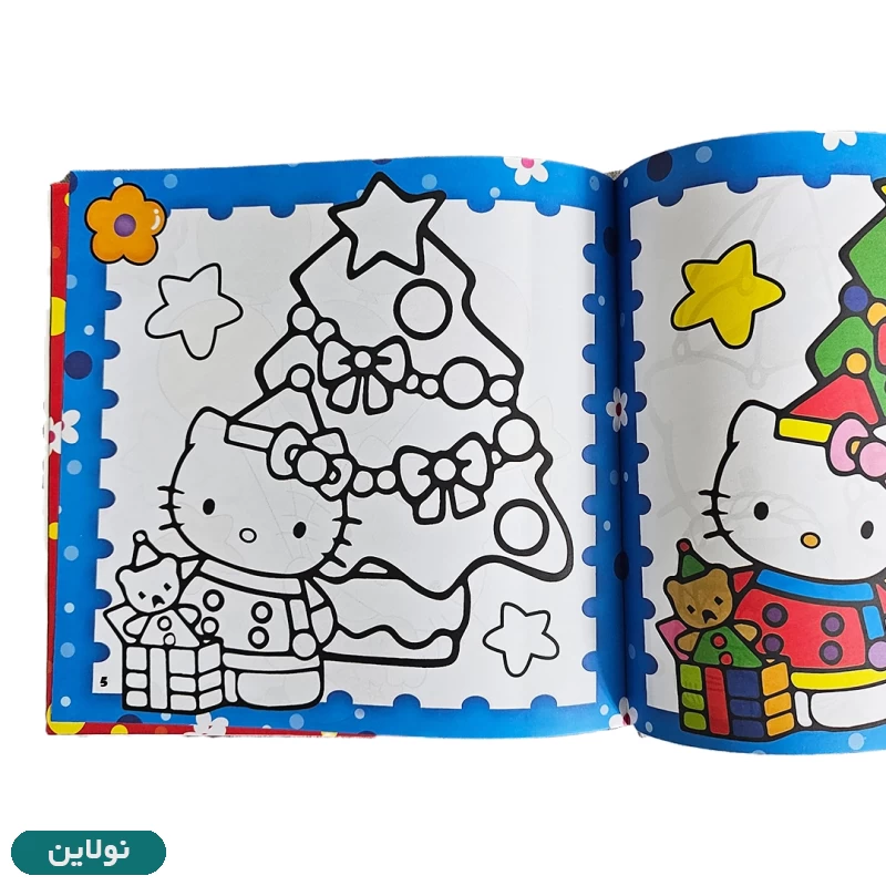 قیمت و خرید کتاب رنگ آمیزی دخترانه طرح کیتی زینو بوک | نولاین