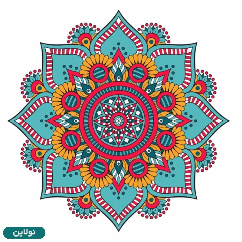 قیمت و خرید کتاب رنگ آمیزی بزرگسالان ماندالا رحلی انتشارات یوشیتا | نولاین