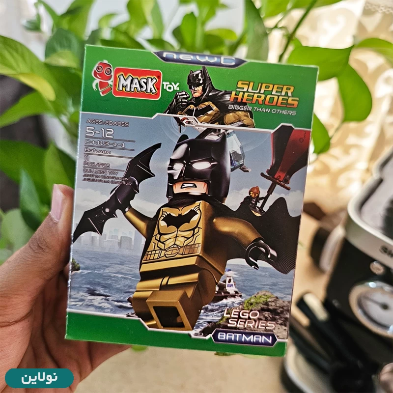 قیمت و خرید لگو آدمک بتمن batman سری سبز ماسک mask کد 113 | نولاین قیمت و خرید لگو آدمک بتمن batman سری سبز ماسک mask کد 113 | نولاین