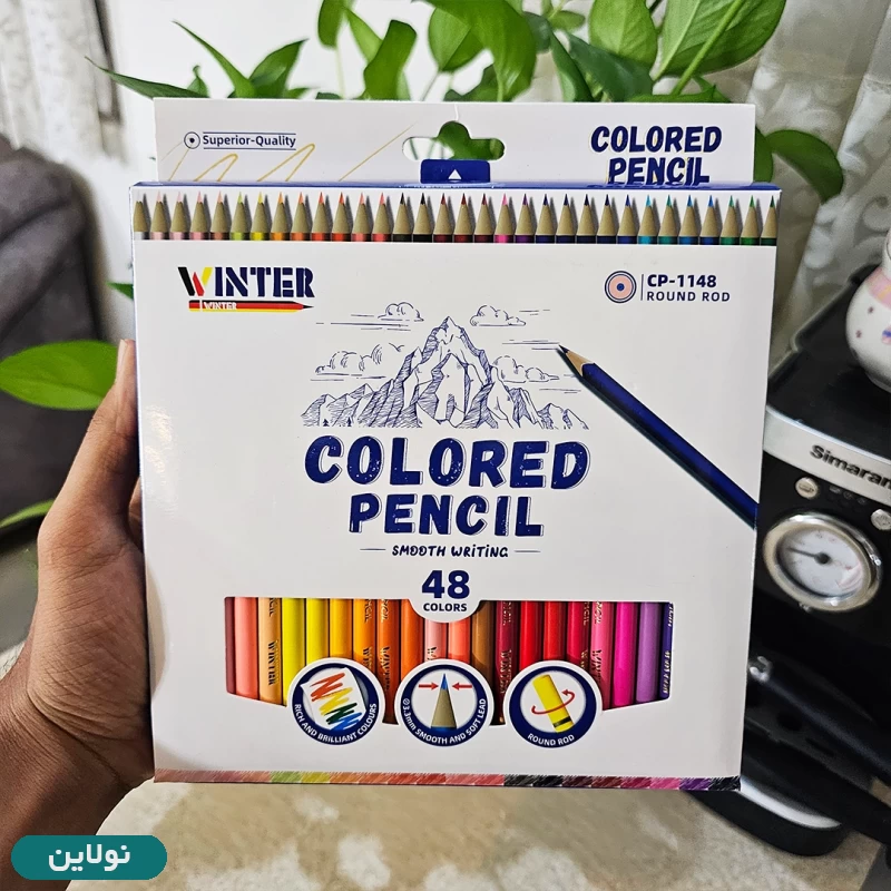 قیمت و خرید مداد رنگی 48 رنگ وینتر جعبه مقوایی کد cp-1148 winter | نولاین قیمت و خرید مداد رنگی 48 رنگ وینتر جعبه مقوایی کد cp-1148 winter | نولاین