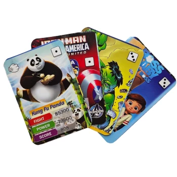 کارت بازی سنگ کاغذ قیچی مدل پسرانه کارتونی بسته 8 عددی کد 001 | نولاین