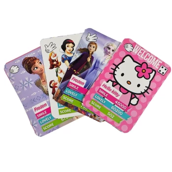 کارت بازی سنگ کاغذ قیچی مدل دخترانه کارتونی بسته 8 عددی کد 002 | نولاین