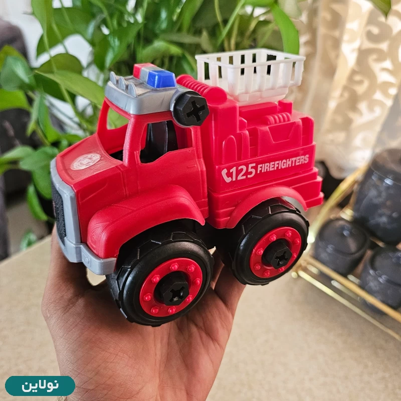 قیمت و خرید ماشین اسباب بازی مدل آتش نشانی مدل بالابر کد 001 | نولاین قیمت و خرید ماشین اسباب بازی مدل آتش نشانی مدل بالابر کد 001 | نولاین