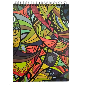 دفتر طراحی کرافت جلد سخت سیمی پودل سایز A4 طرح 010 | نولاین