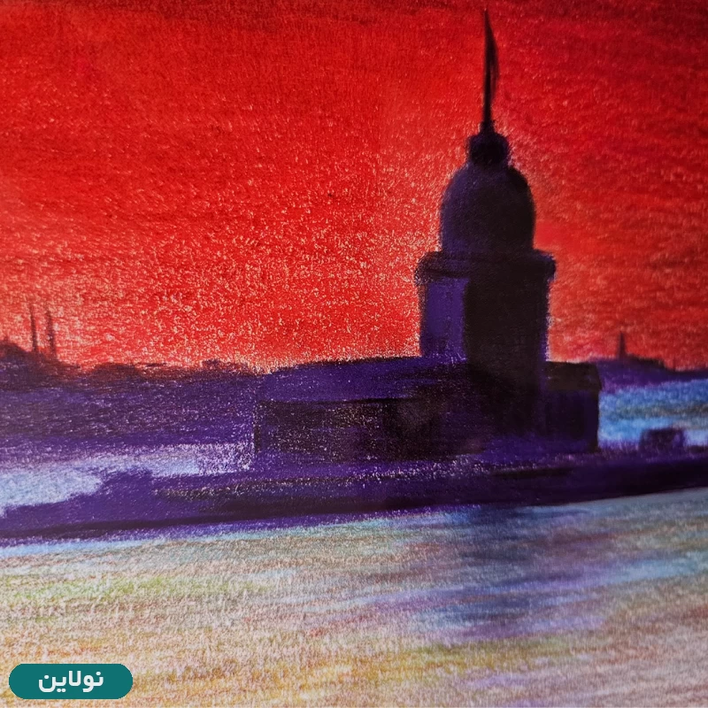 قیمت و خرید مداد رنگی 50 رنگ فکتیس جعبه فلزی طرح غروب | نولاین