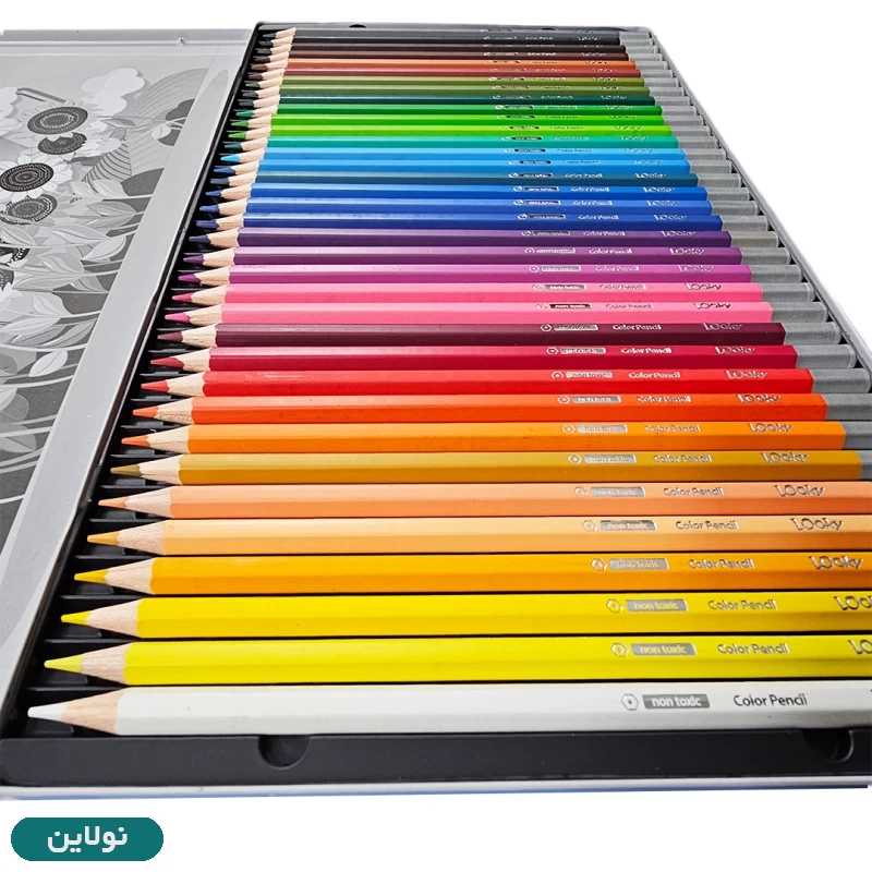 قیمت و خرید مداد رنگی 36 رنگ لوکی جعبه فلزی طرح ماشین | نولاین قیمت و خرید مداد رنگی 36 رنگ لوکی جعبه فلزی طرح ماشین | نولاین