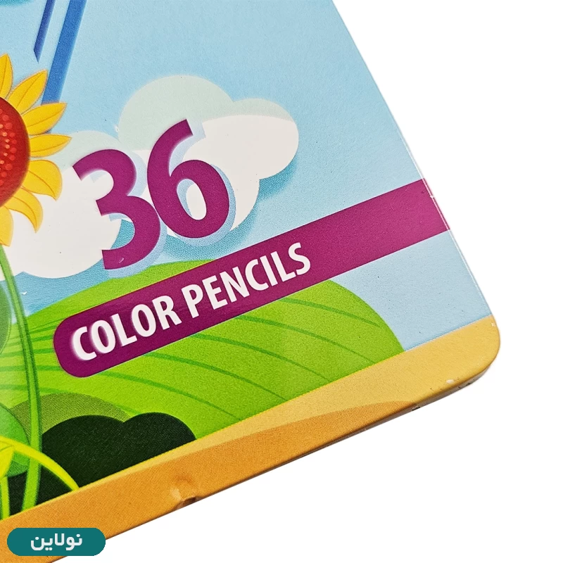 قیمت و خرید مداد رنگی 36 رنگ لوکی جعبه فلزی طرح گل آفتاب گردان | نولاین قیمت و خرید مداد رنگی 36 رنگ لوکی جعبه فلزی طرح گل آفتاب گردان | نولاین