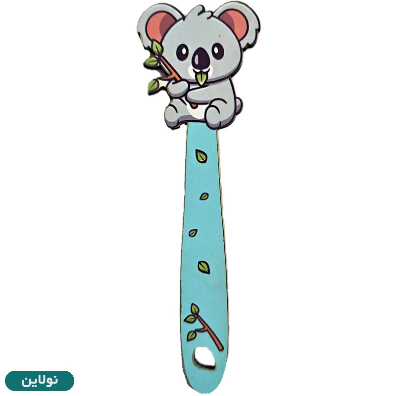 قیمت و خرید بوکمارک چوبی پیتیکو طرح کوالا کد 006 | نولاین