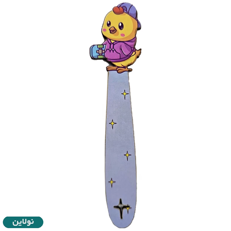 قیمت و خرید بوکمارک چوبی پیتیکو طرح جوجه هودی پوش کد 012 | نولاین