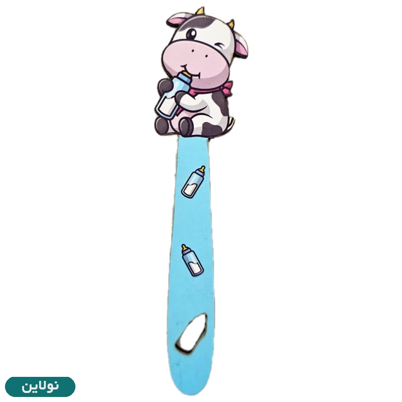 قیمت و خرید بوکمارک چوبی پیتیکو طرح گاو شیرخور کد 035 | نولاین