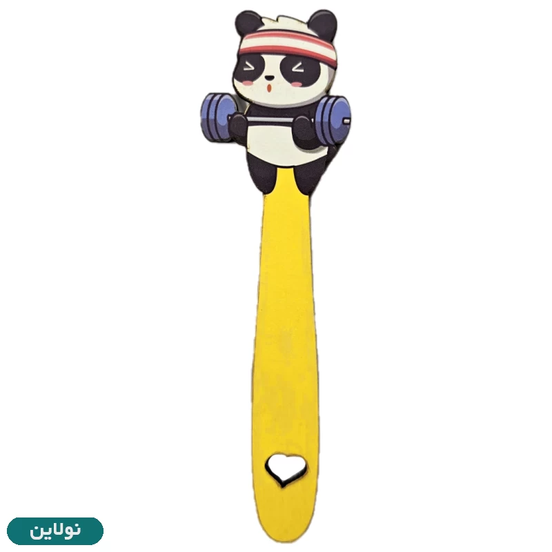 قیمت و خرید بوکمارک چوبی پیتیکو طرح پاندا وزنه زن کد 037 | نولاین