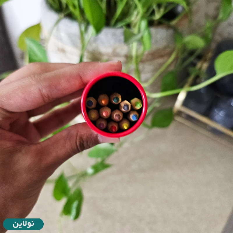 قیمت و خرید مداد رنگی 12 رنگ فابر کاستل مدل کلاسیک قوطی فلزی استوانه ای طرح قلعه | نولاین