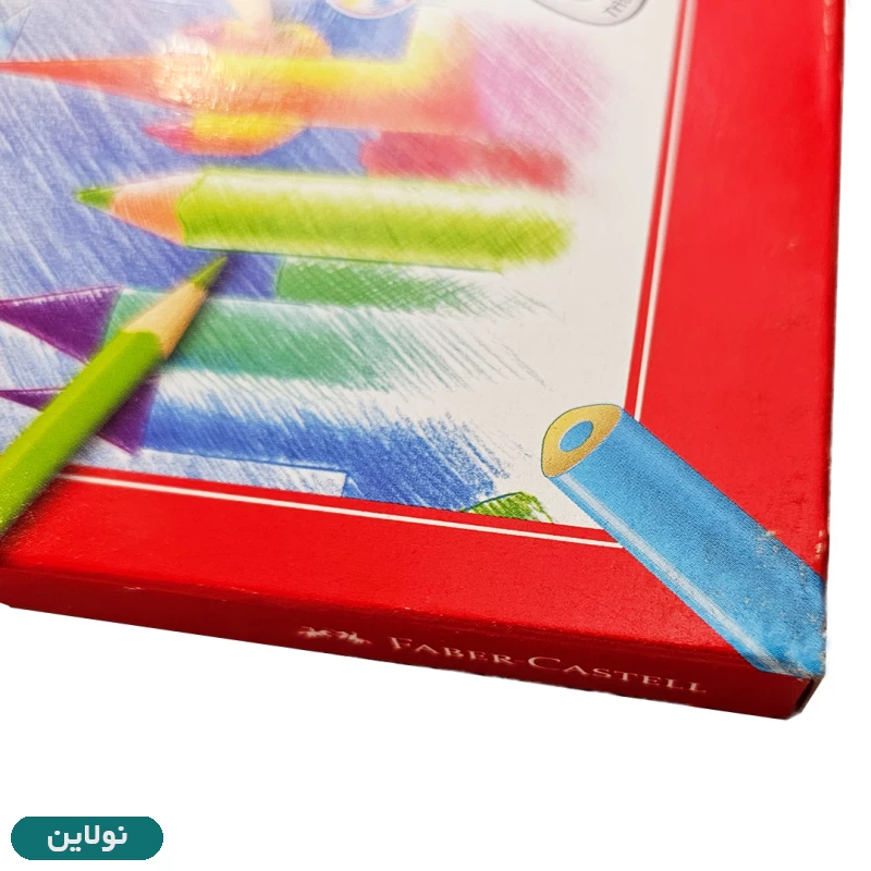 قیمت و خرید مداد رنگی 24 رنگ فابر کاستل کلاسیک جعبه مقوایی تخت سه گوش | نولاین