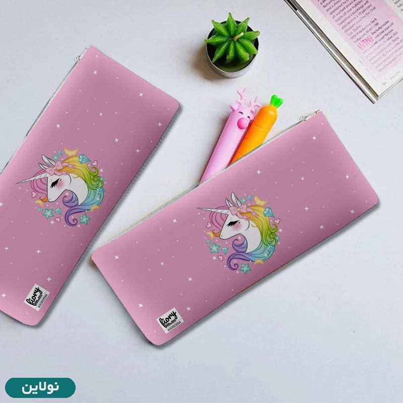 قیمت و خرید جامدادی مستر راد طرح یونیکورن (تک شاخ) صورتی کد 1959 | نولاین