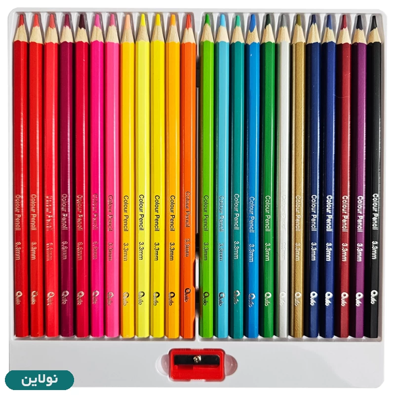 قیمت و خرید مداد رنگی 72 رنگ کویلو جعبه مقوایی به همراه تراش کد 634161 | نولاین