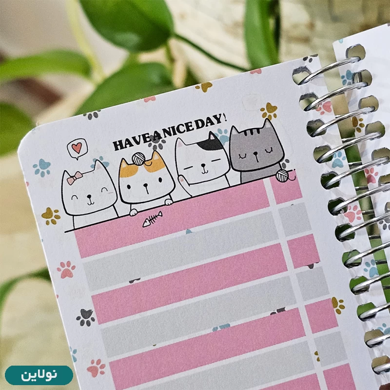 قیمت و خرید دفتر تودولیست طرح گربه فانتزی مستر راد کد 1545 | نولاین