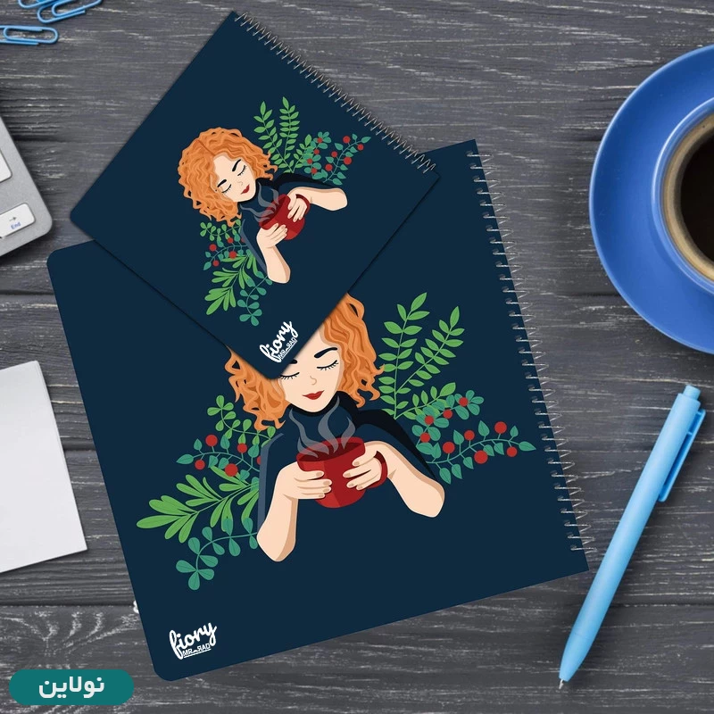 قیمت و خرید دفتر بولت ژورنال نقطه ای طرح آلینا کد 1528 مجموعه 2 عددی | نولاین