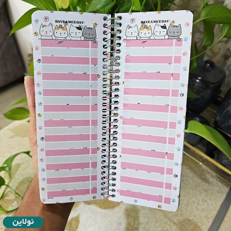 قیمت و خرید دفتر تودولیست طرح گربه فانتزی مستر راد کد 1545 | نولاین