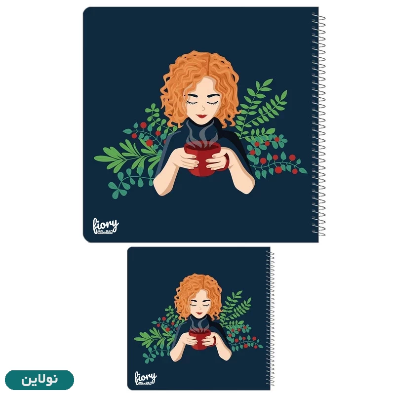 قیمت و خرید دفتر بولت ژورنال نقطه ای طرح آلینا کد 1528 مجموعه 2 عددی | نولاین