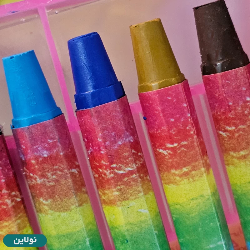 قیمت و خرید پاستل روغنی طلقی 12 رنگ آریا کد 2010 | نولاین