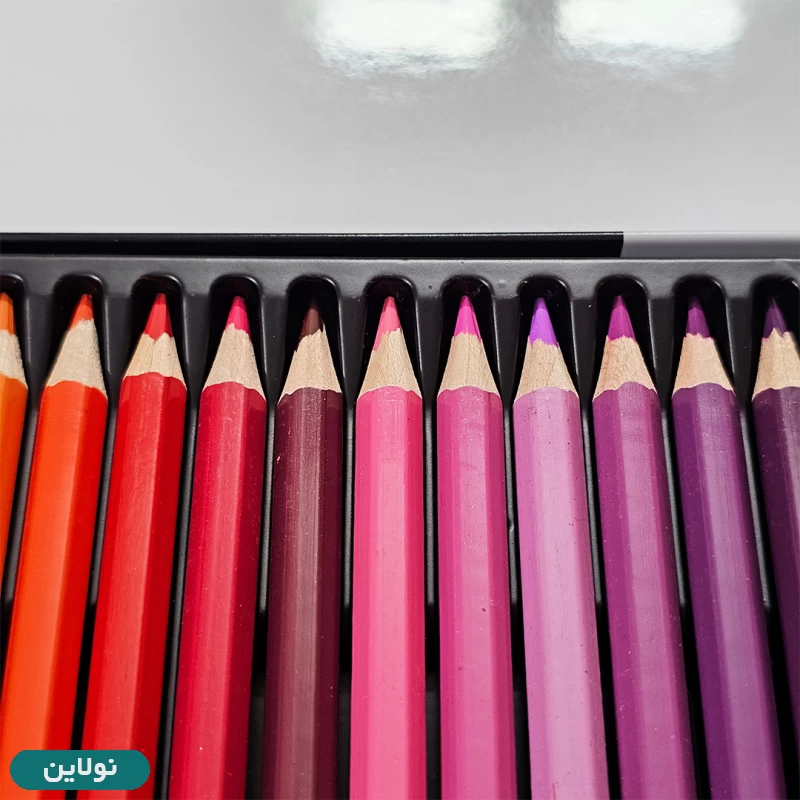 قیمت و خرید مداد رنگی 48 رنگ پیکاسو جعبه فلزی طرح جهان کد GOL48-T | نولاین