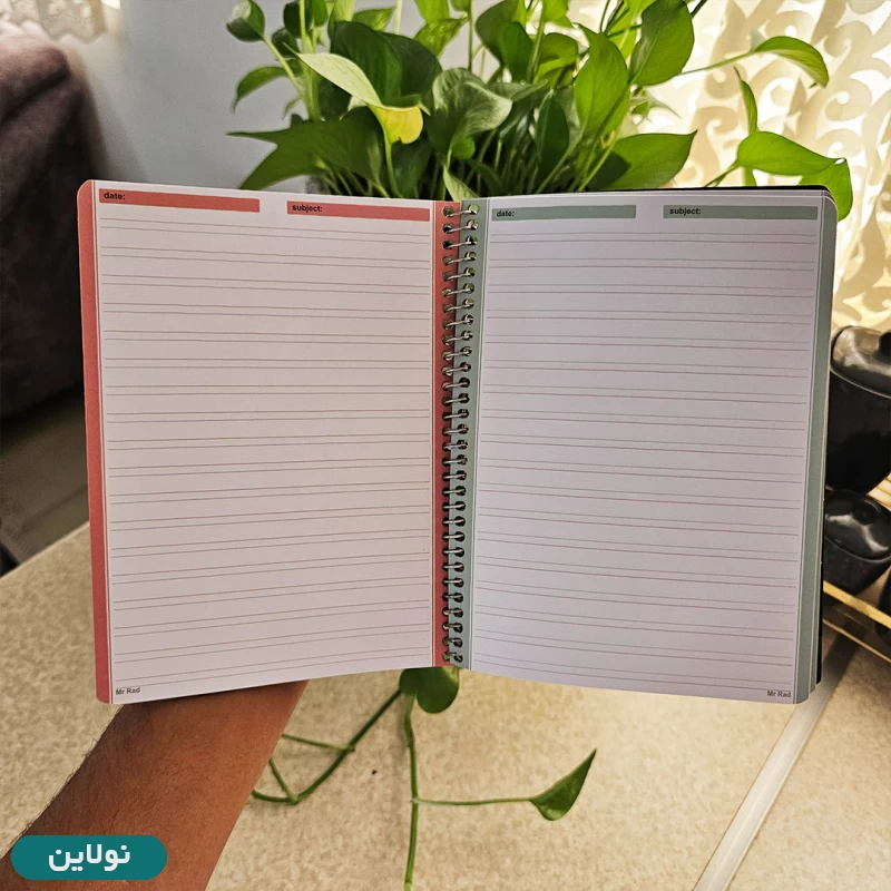 قیمت و خرید دفتر زبان 2 خط 50 برگ مستر راد طرح بی تی اس bts کد 2128 | نولاین