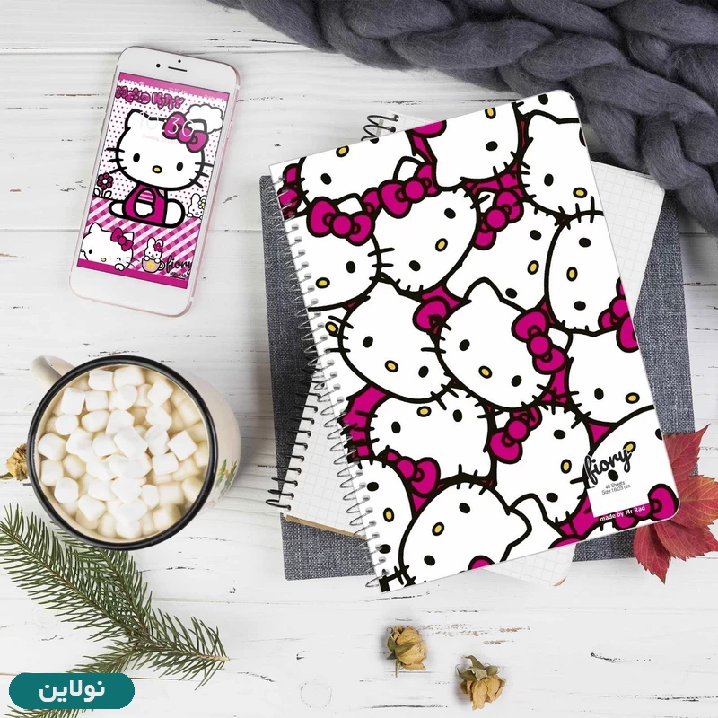 قیمت و خرید دفتر نقاشی مستر راد طرح کیتی کد 1765 | نولاین