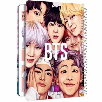 دفتر برنامه ریزی مدل پلنر روزانه مستر راد طرح بی تی اس bts کد 1646 | نولاین